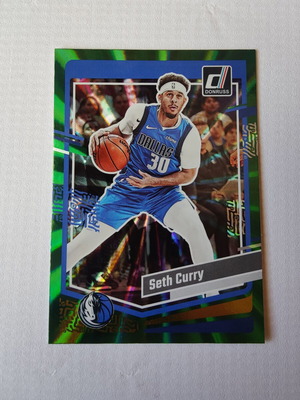 Κάρτα Seth Curry Holo Green Laser 2023-24 Panini-Donruss καινούργια