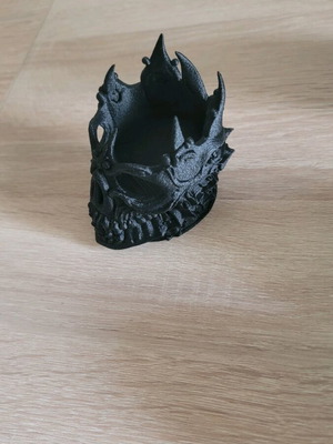 Gothic skull candle holder new