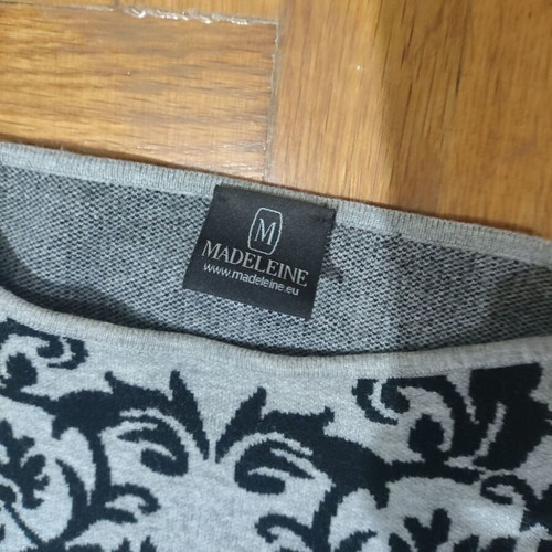 Madeleine women's sweater with jacquard pattern new, sizes S and M