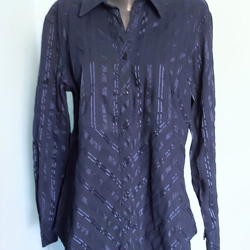 Cecil women's navy blue elastic shirt XXL-4XL