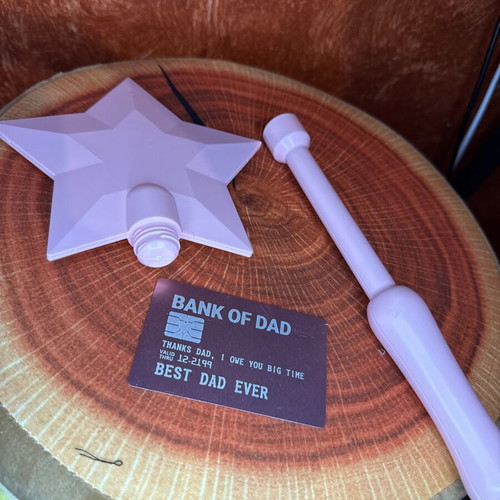 Magic Wand with Card Holder like new, collectible prop