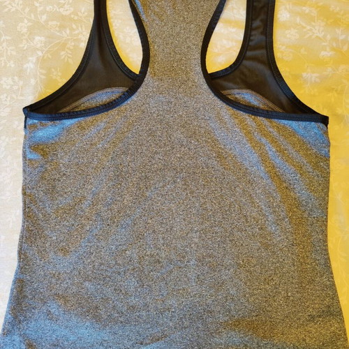 Women's sports set leggings and tank top gray like new