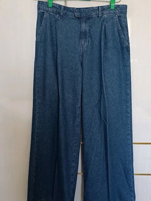 Zara pants blue like new size L 40 12