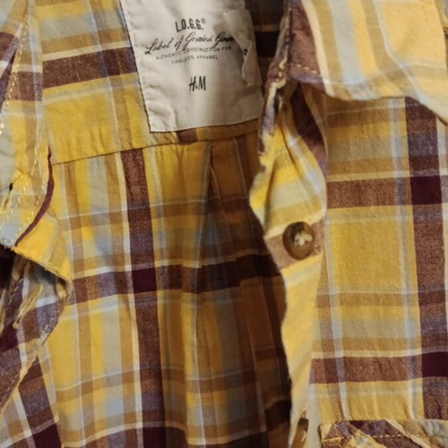 H&M shirt yellow size S like new
