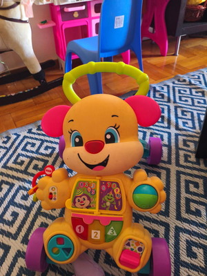 Fisher Price walker used for baby's first steps