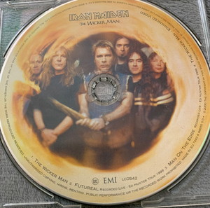 IRON MAIDEN -the wicker man -cd -2000-EMI