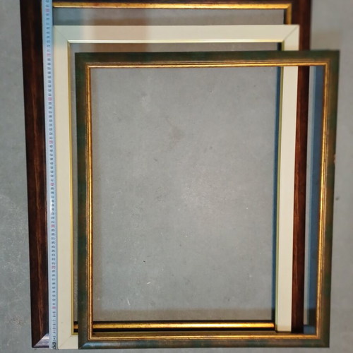 Handmade wooden frames set of 3, new, classic design