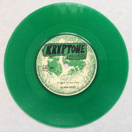 Klark Kent Too Kool To Kalypso 45 RPM green vinyl record like new