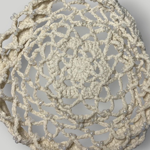 Summer crochet caps with rhinestones new, set of 3