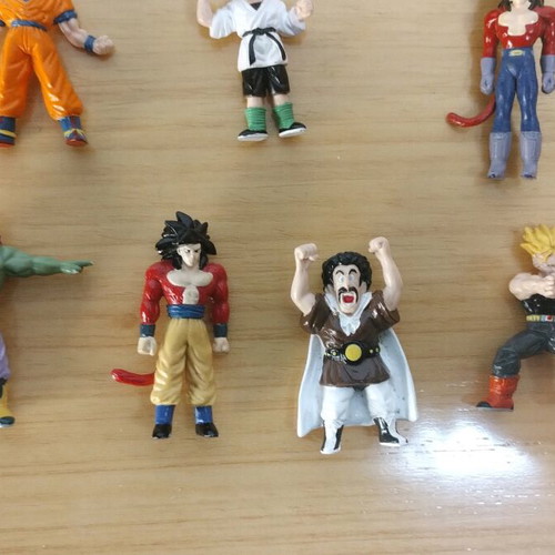 Dragonball Z Bandai 1989 figures used, set of 10, PVC