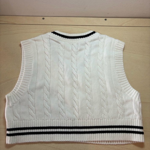 Tommy Hilfiger knitted vest new, size Medium, white