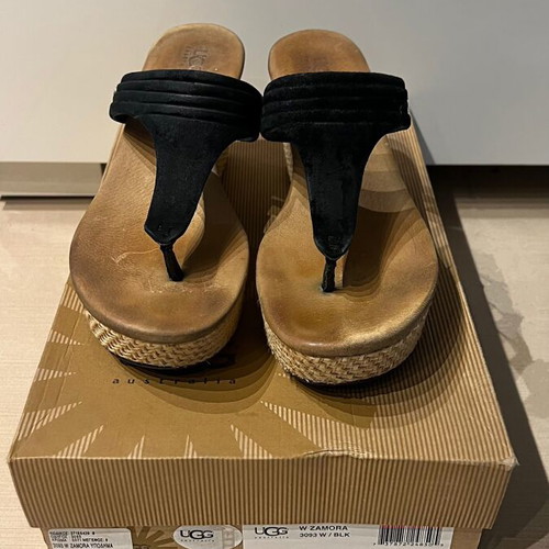 Ugg W Zamora 3093 W Black women's shoes size 40 like new