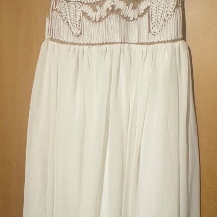 Airy dress new, broken white, size L/40/12