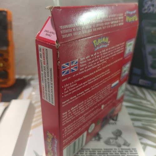 Pokemon Red CIB with Greek Trainer's Manual used