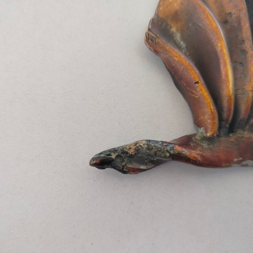 Bronze decorative sculpture used with oxidation