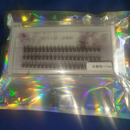 Jie Li Lai eyelashes 60 clusters 11mm new