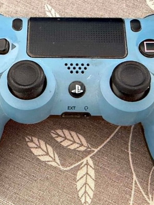 Sony DualShock 4 Uncharted 4 Limited Edition wireless controller used, grey blue