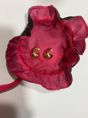 Modern gold earrings new