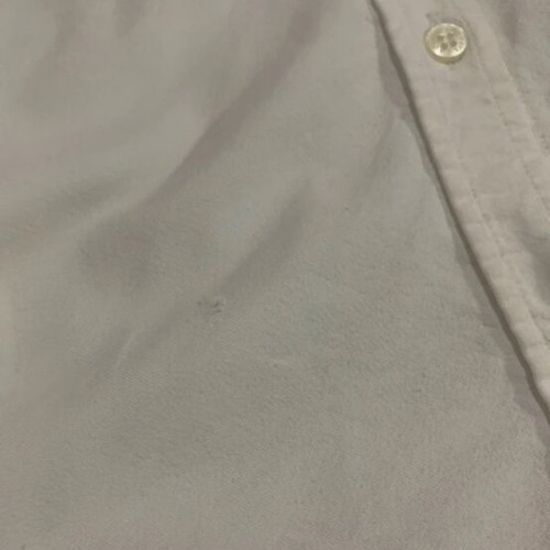 Lacoste shirt used, size L, white, with minor defect