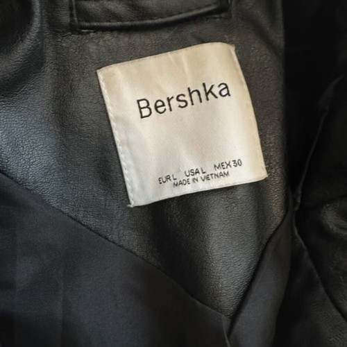 Bershka trench coat new, black, large