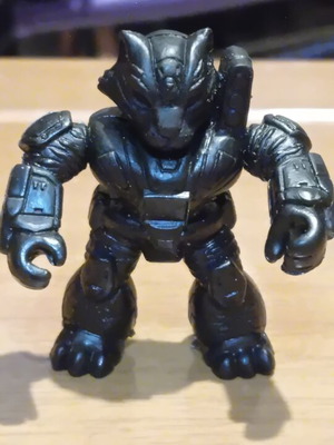 Teratomachos Black Cat Figure with Two Right Hands New