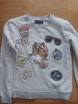 Juicy Couture kids sweatshirt like new, size 8, multicolor gray