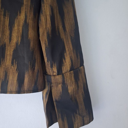 Mango women's shirt new, size M, black and brown