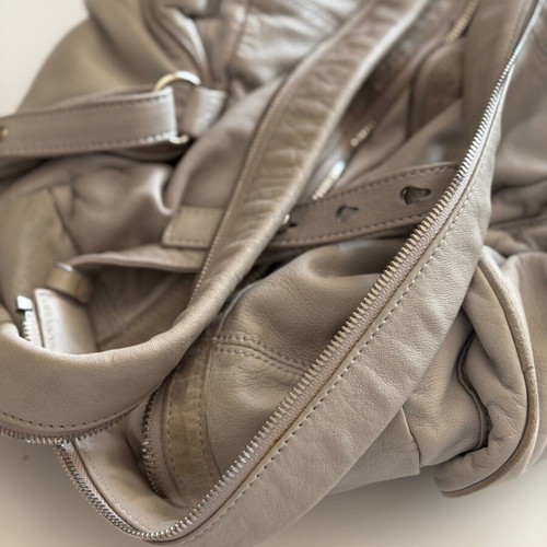 Alexander Wang Marti Backpack used, light grey leather