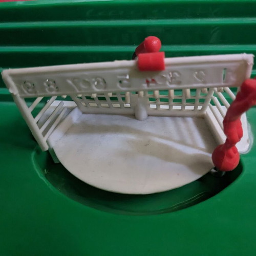 Foosball game with springs used, no ball