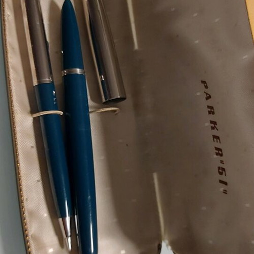 Parker 51mm special edition set new, fountain pen and mechanical pencil