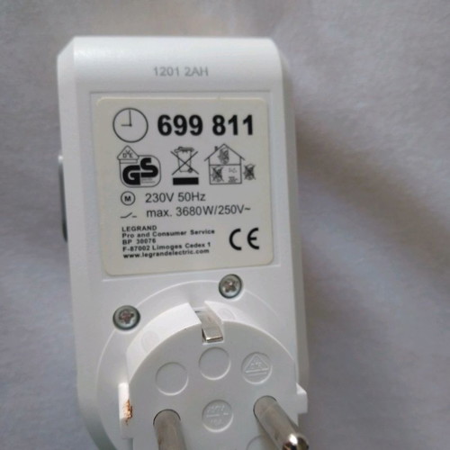 Legrand Mechanical Timer Socket 699811 used