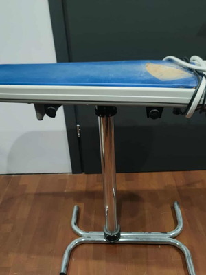 Ironing board and iron used