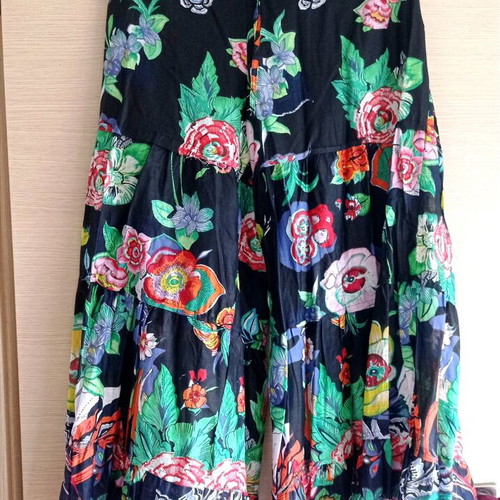 Fullah Sugah wide pants XL floral print new