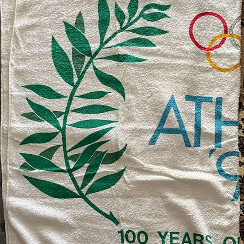 Olympic Games 100 Years Beach Towel like new