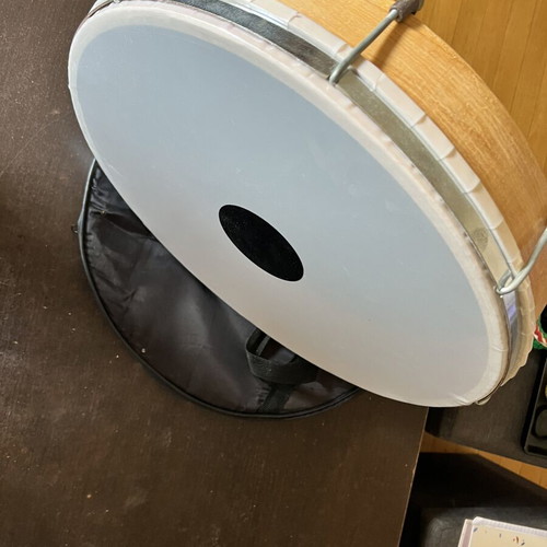 Traditional daouli 48cm shallow with synthetic skin and case