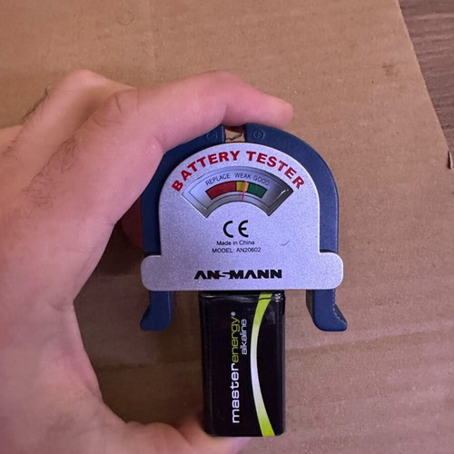 Ansmann Analog Battery Tester Model AN20602 Like New