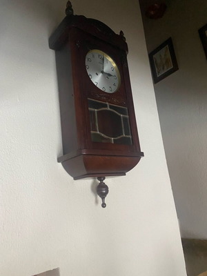 Antique wall clock like new