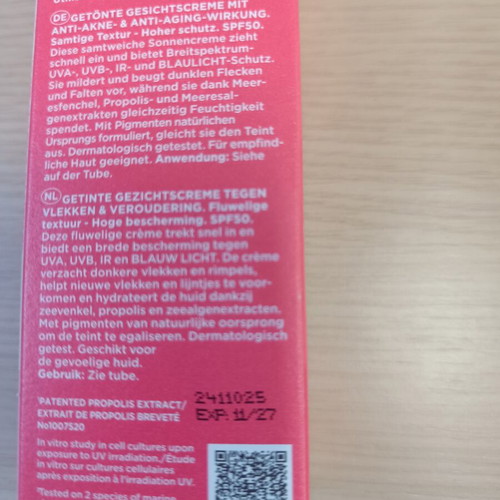 Apivita Sunscreen SPF 50 BB Cream for Spots and Wrinkles