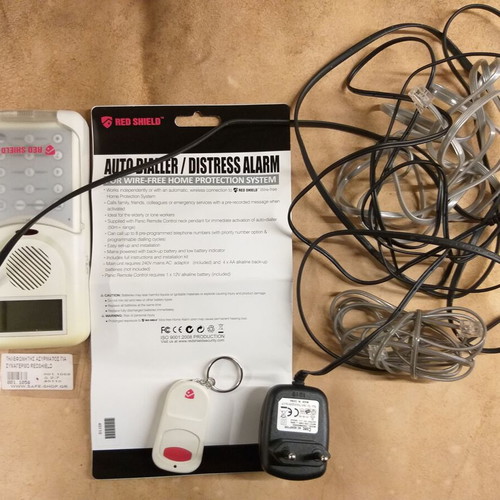 Redshield Model No WS-110 Wireless Answering Machine Distress Alarm used
