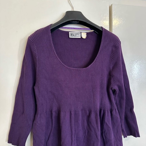 Purple elastic top size M/L