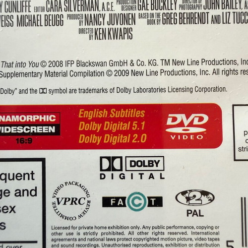 He's Just Not That Into You DVD like new, English subtitles