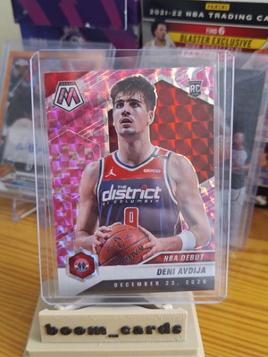 Deni Avdija NBA Debut Pink 20-21 Card new Mosaic 20-21