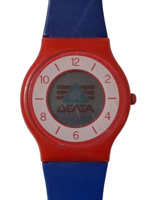 Vintage Delta wristwatch used from 90s kids contest