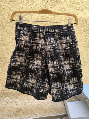 Ioanna Kourbela high waisted shorts, black and white