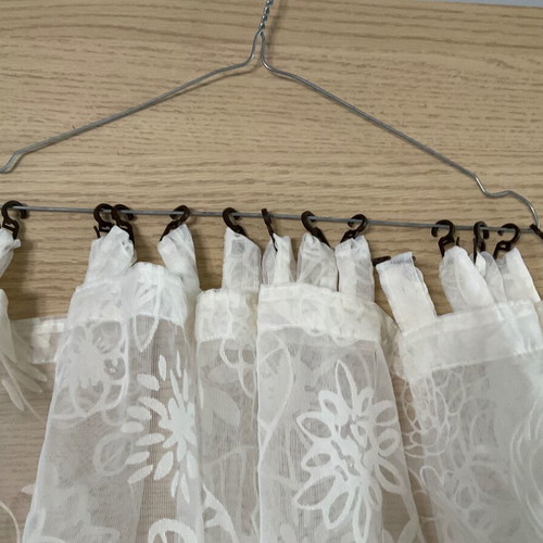 Curtain for small window like new, lace fabric, 150x51 cm