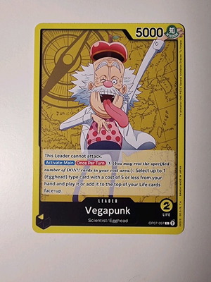 Vegapunk One Piece Card Game OP07-097 Leader