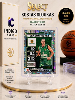 Κώστας Σλούκας Panini Contenders EuroLeague Season Ticket 2025-26 17/25