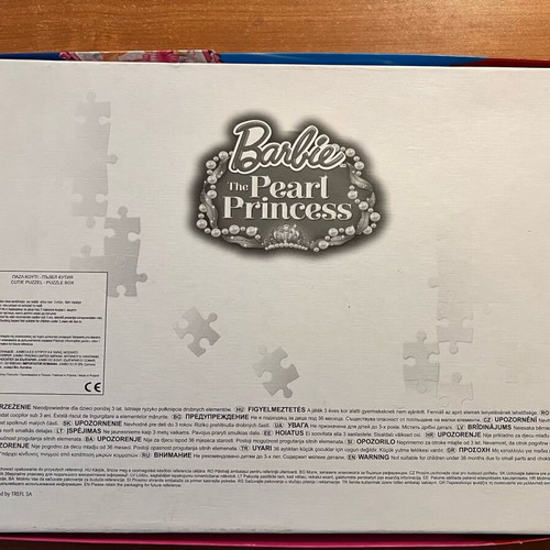 Puzzle Barbie the pearl princess Trefl 260 pieces like new