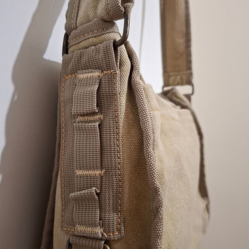 Diesel Messenger Bag khaki unisex used, Y2K 2000s