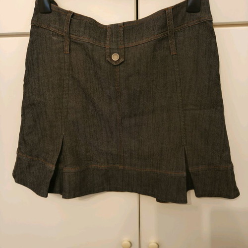 Bellino mini denim skirt like new, gray anthracite Y2K style